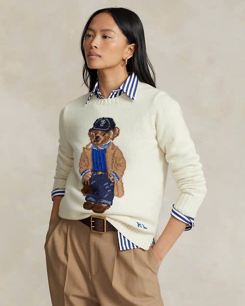 Áo len pha len Polo Bear