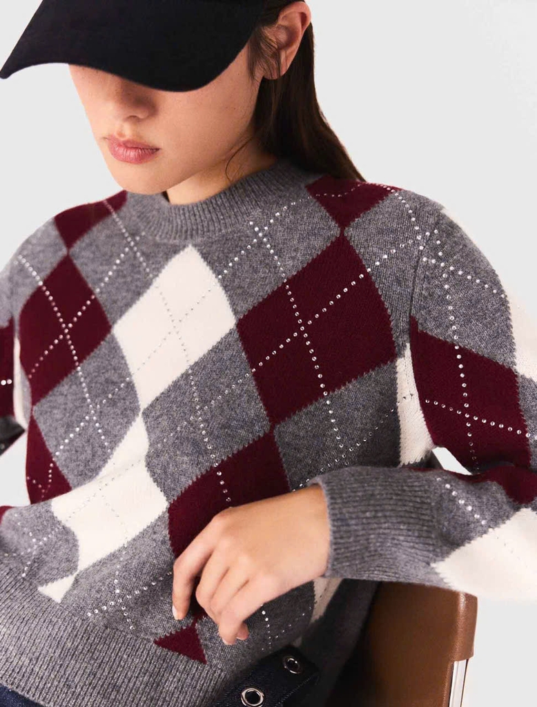 Áo crop-top Argyle