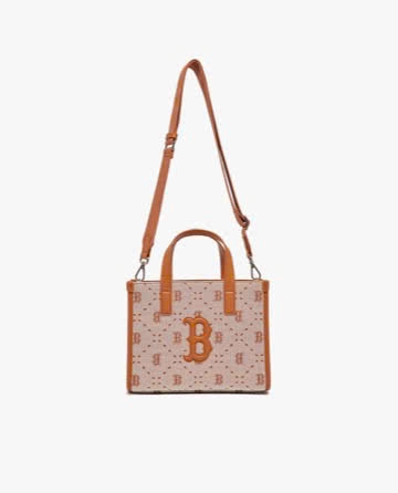 Túi tote vuông MLB monogram