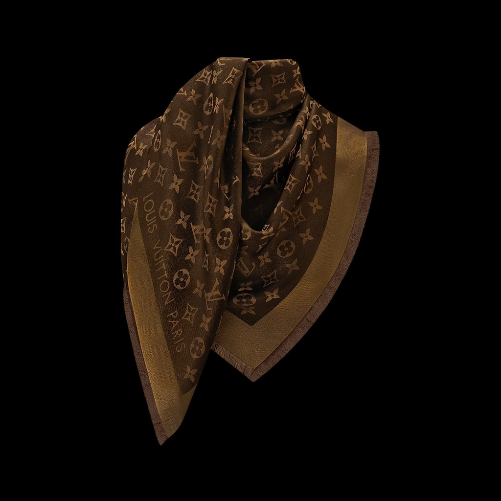 Khăn Choàng Monogram Shine