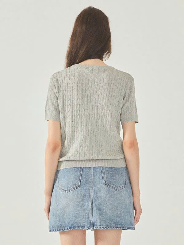 ÁO KHOÁC CARDIGAN TAY NGẮN WHOAU