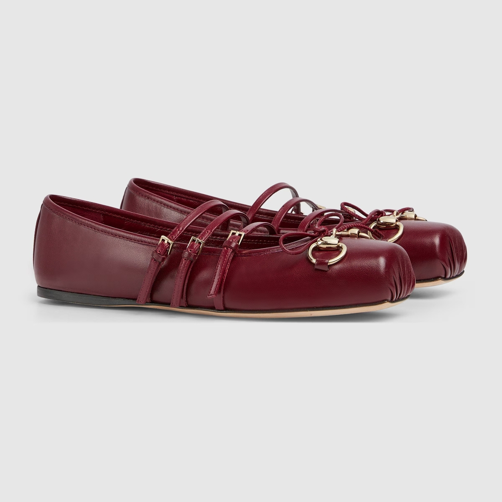 Giày bệt Gucci da bóng