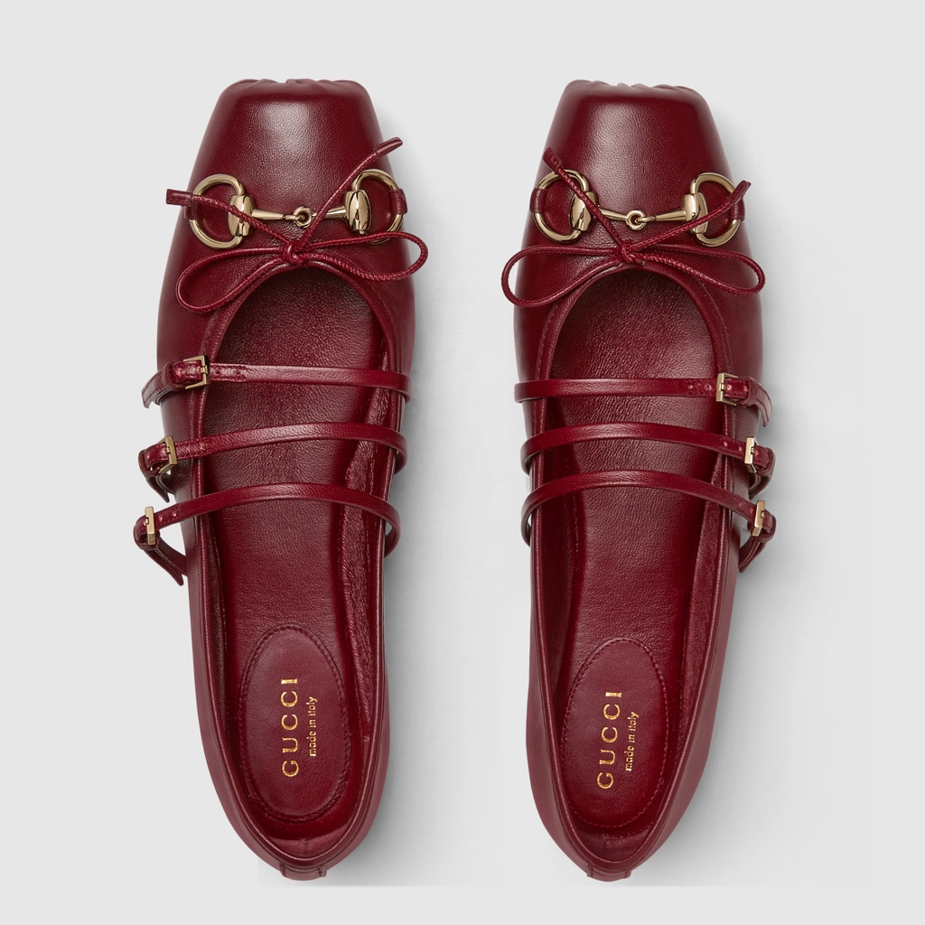 Giày bệt Gucci da bóng