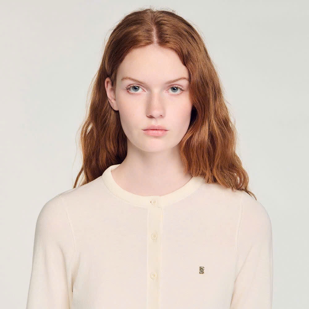 ÁO KHOÁC CARDIGAN NGẮN CỔ TRÒN