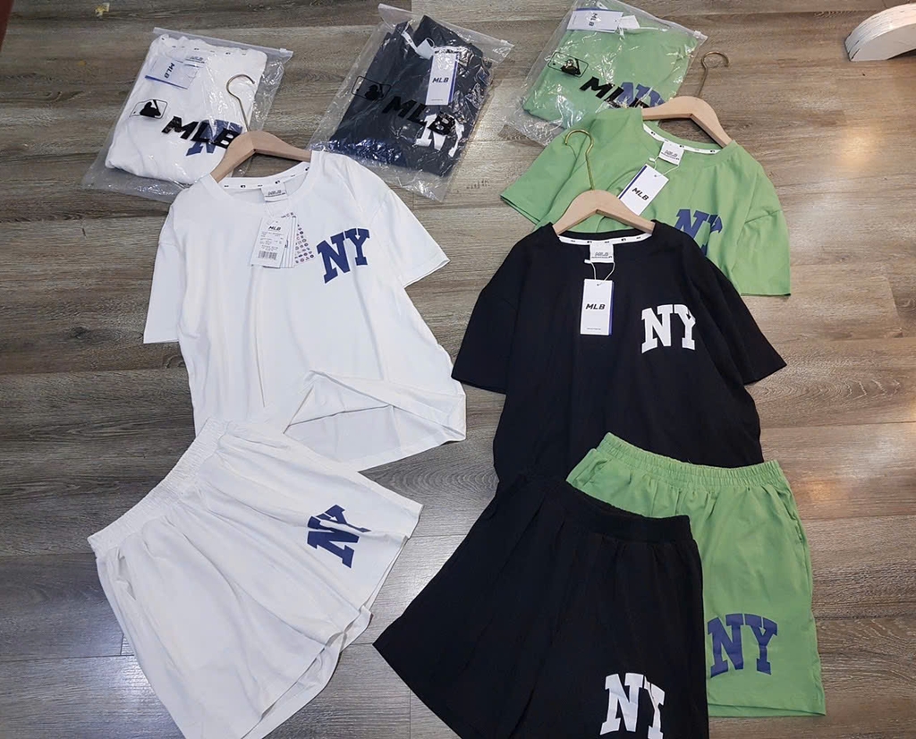Set cotton MLB 3 màu dư xịn