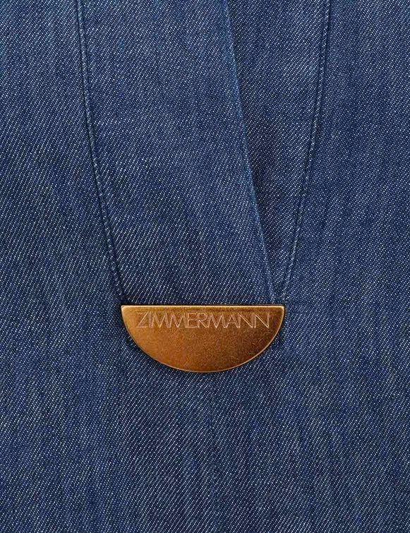 Váy denim thêu Coco