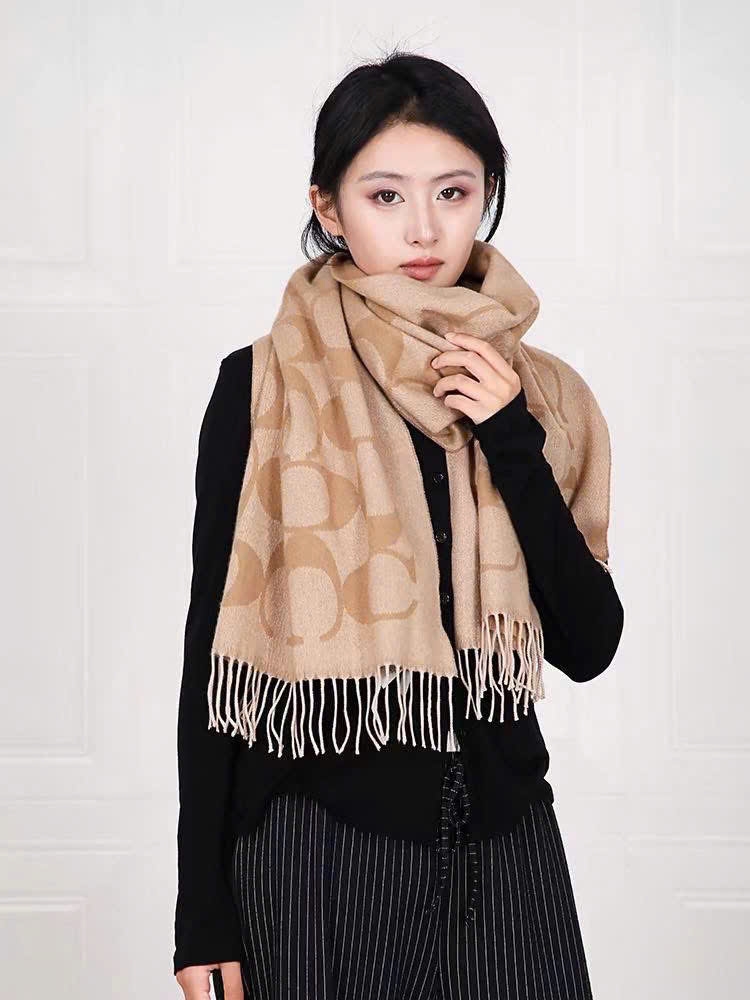 Khăn dạ Coach dư xịn 4 màu fullbox