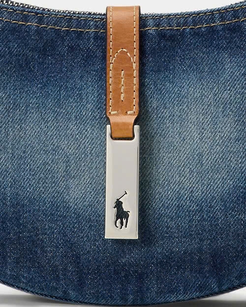 Túi đeo vai mini Polo ID Denim