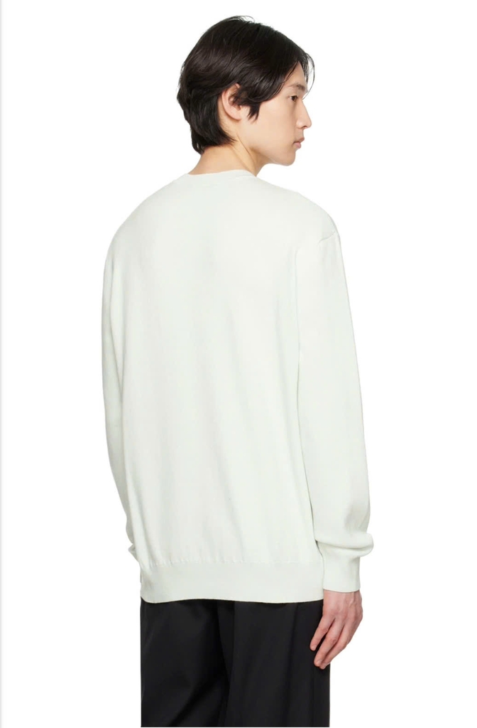 Áo len Maison Kitsune cổ tròn logo cáo to