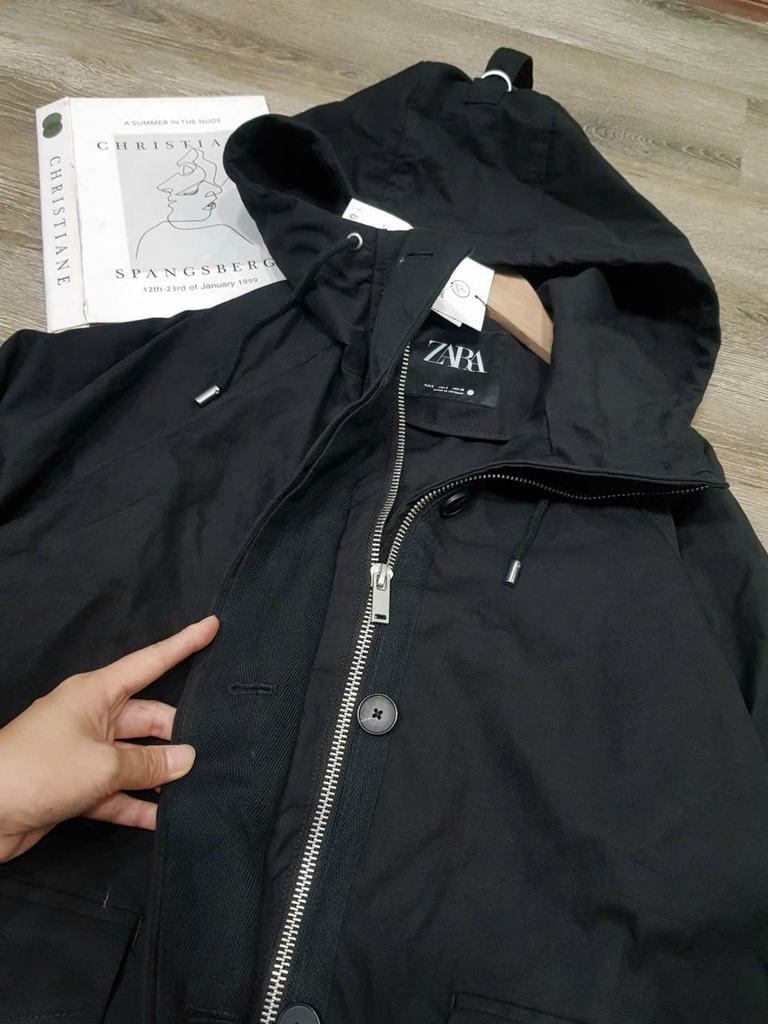 Jacket Zara da đen