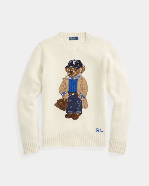 Áo len pha len Polo Bear