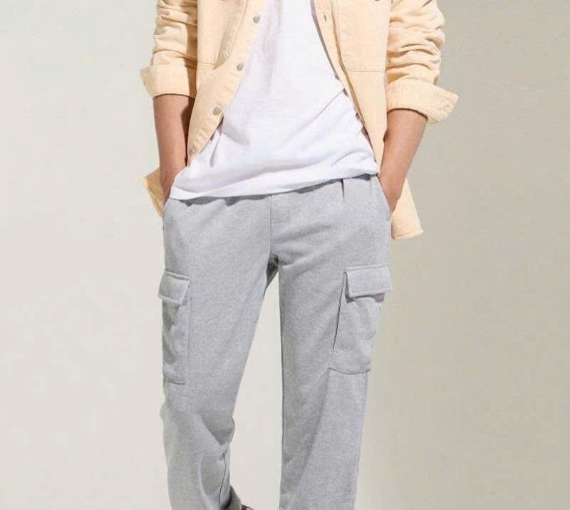 Quần nỉ CK unisex túi hộp dư xịn