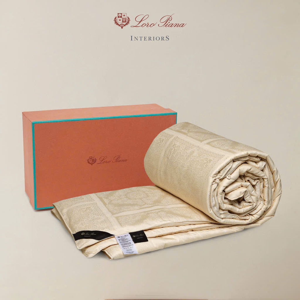 Chăn LoroPiana chần bông lụa Tencel vs Silk