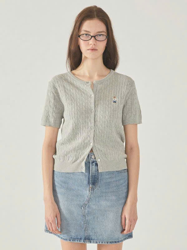 ÁO KHOÁC CARDIGAN TAY NGẮN WHOAU