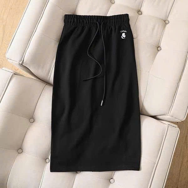 Chân váy thun cotton KARL dáng suông 2 màu