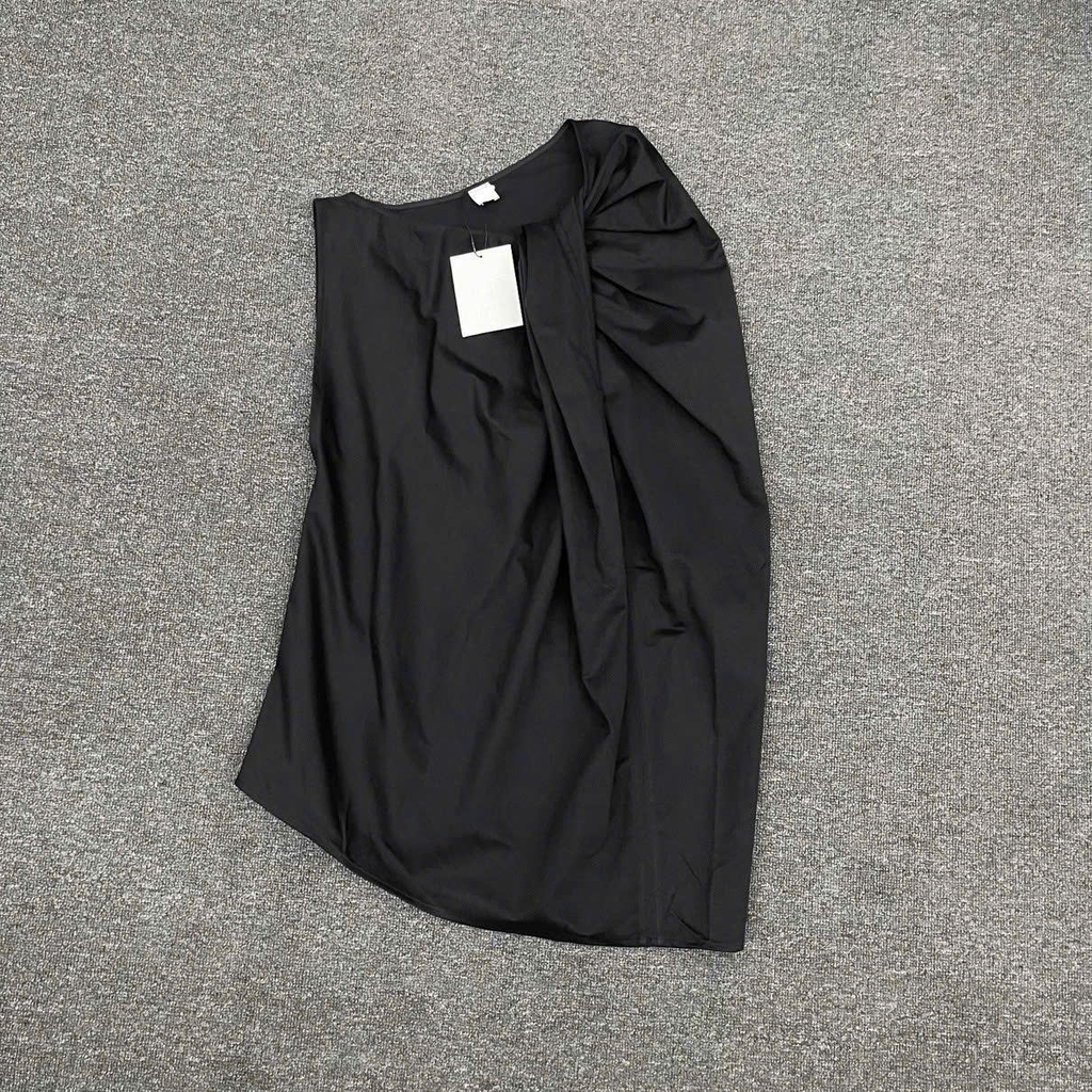 Top TOTEME  xoắn vai 2 màu dáng loose