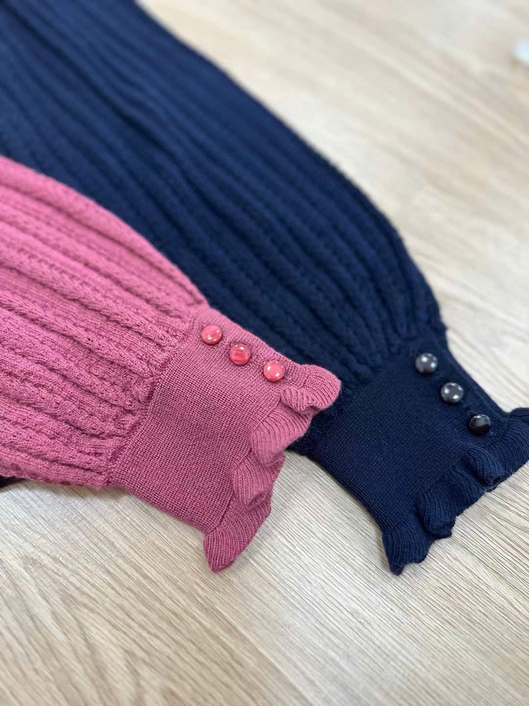 Cardigan Sezane cổ bèo