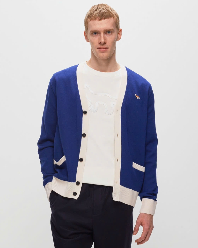Cardigan Maison Kitsun trơn