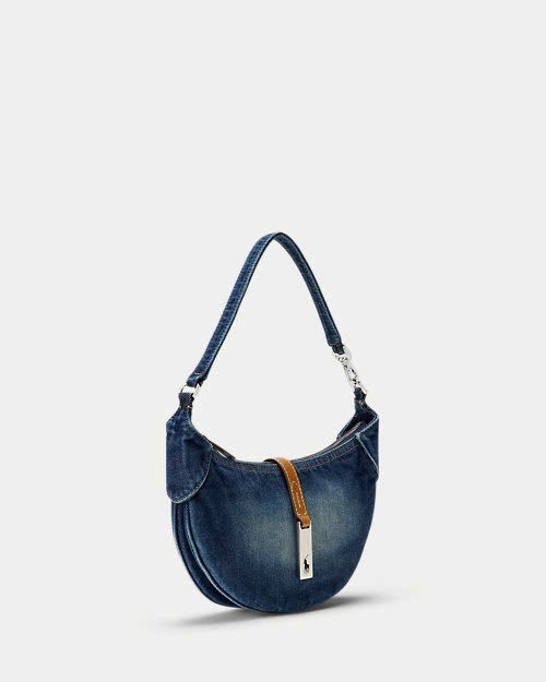 Túi đeo vai mini Polo ID Denim