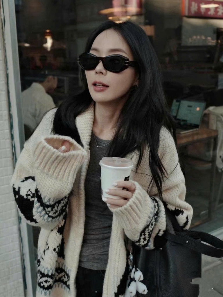 CDior B1U cat-eye acetate and gold-tone sunglasses