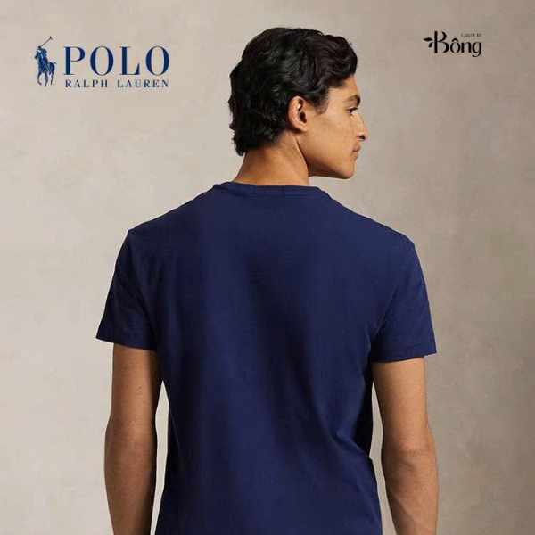 T shirt polo cổ tròn logo gấu 2 màu