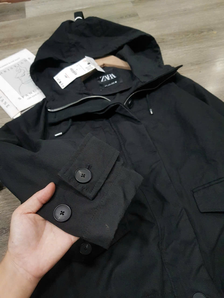 Jacket Zara da đen