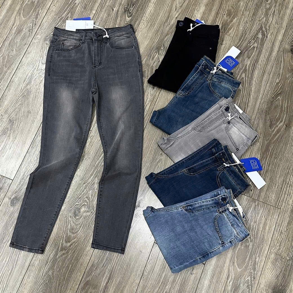 Quần denim skinny CK 4 màu dư xịn