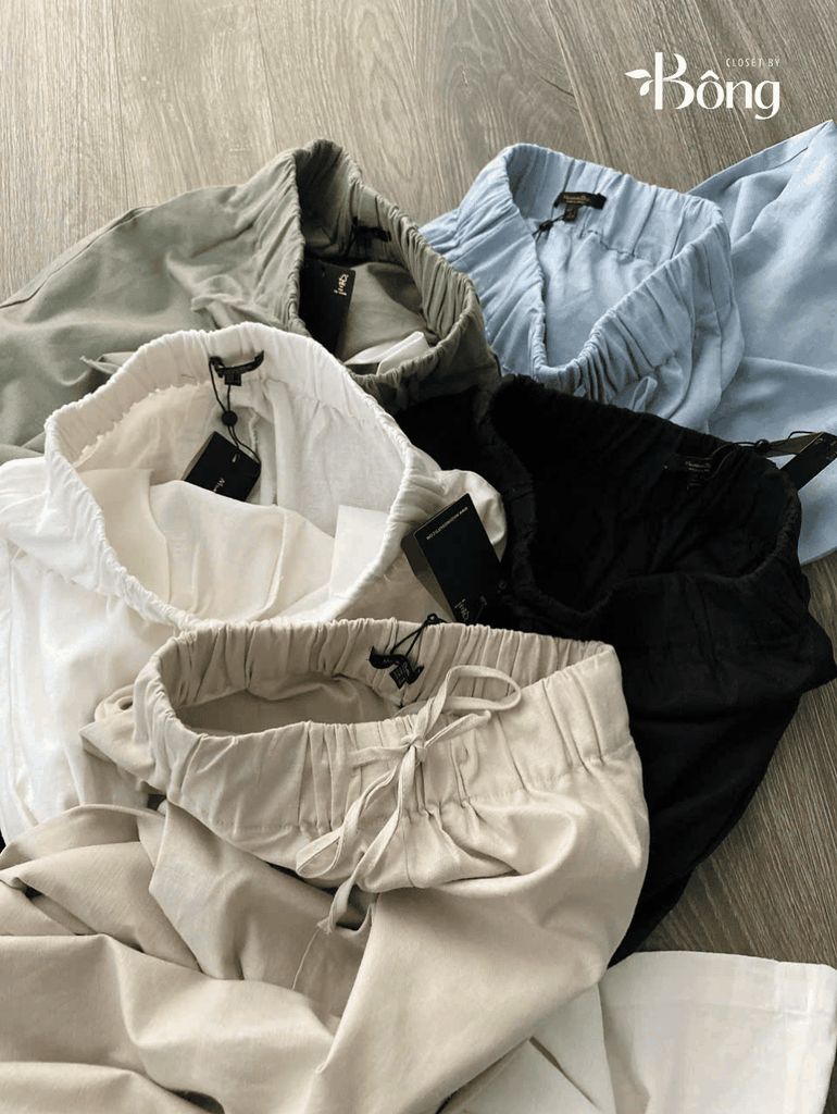 Quần đũi suông Massimo Dutti 3 màu