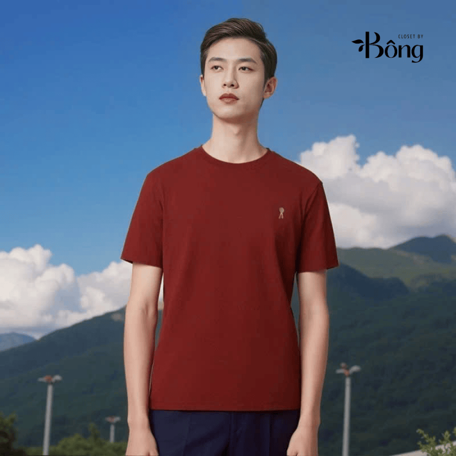 Tshirt AMI logo nổi
