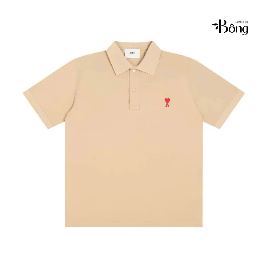 Polo nam AMI thêu tim