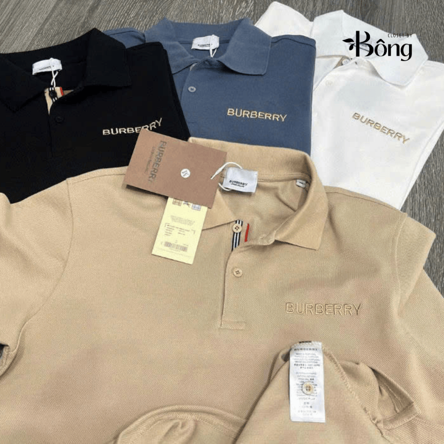 Áo Polo BBR cổ bẻ logo thêu