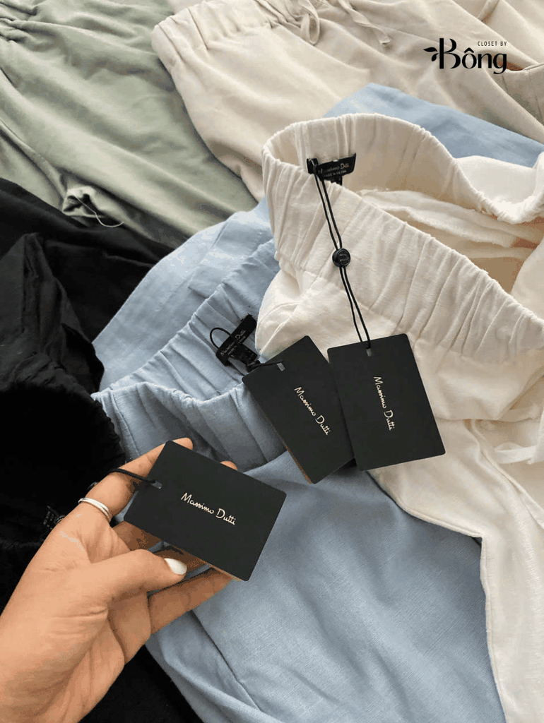 Quần đũi suông Massimo Dutti 3 màu