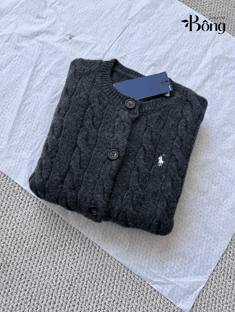 CDG Polo vặn thừng  khuy to 6 màu tuồn auth