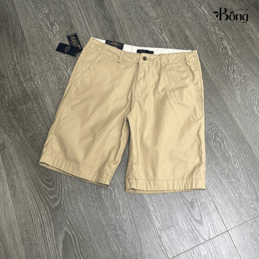 Short nam Polo RL khaki dáng lửng