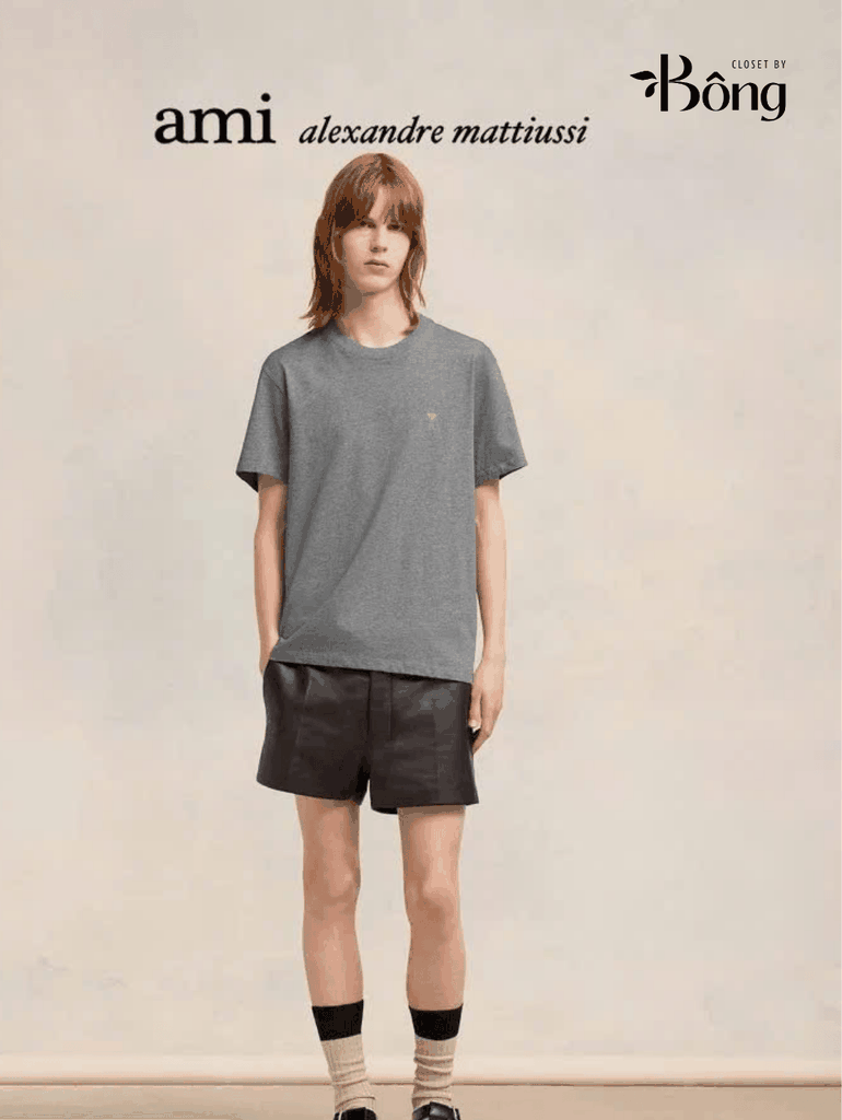 Tshirt AMI logo nổi