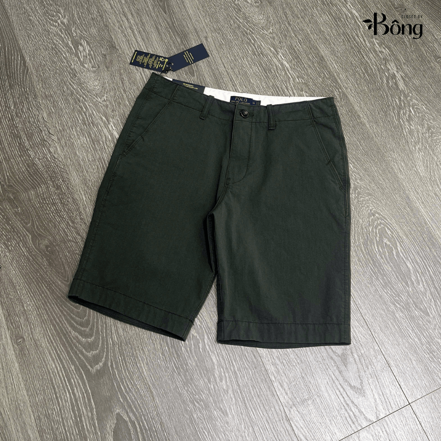 Short nam Polo RL khaki dáng lửng