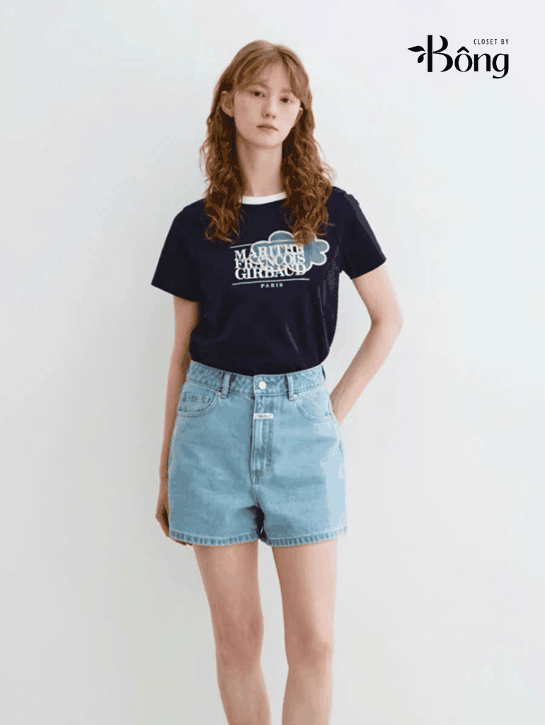 Tshirt Daisy Syndrome in chữ thêu mây