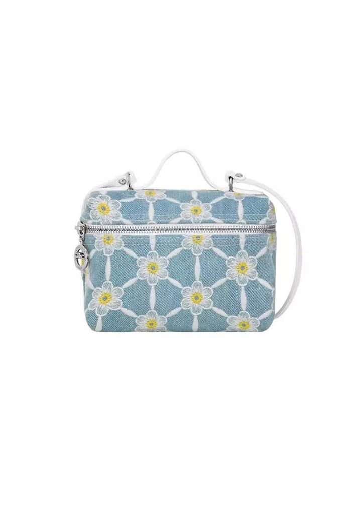 Longchamp LE PLIAGE EMBROIDERED TOP HANDLE BAG
