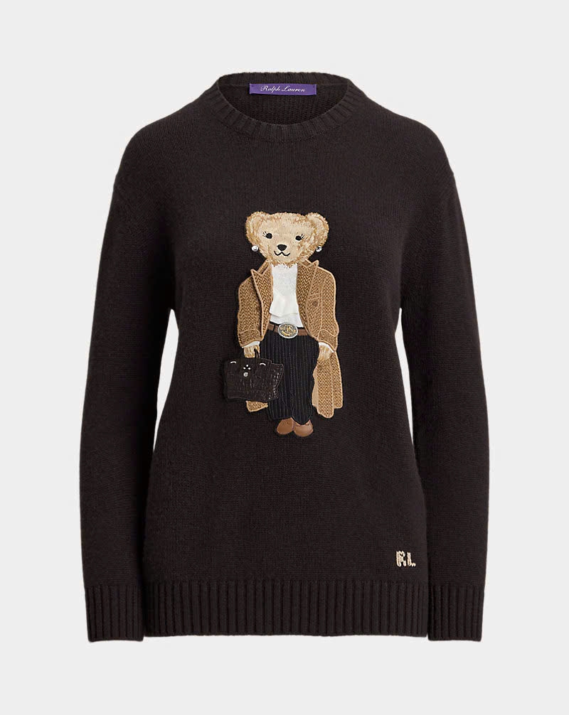 Áo len cashmere Polo Bear mùa thu