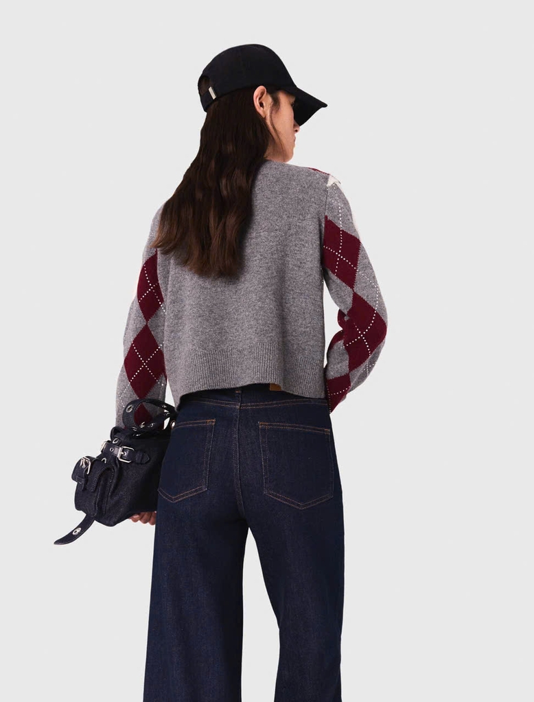 Áo crop-top Argyle
