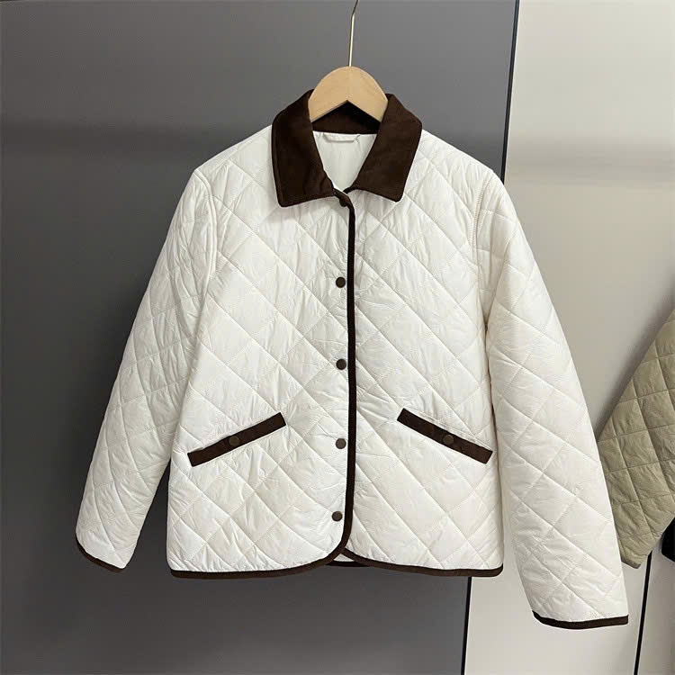 Áo khoác ICICLE chần bông cổ nhung