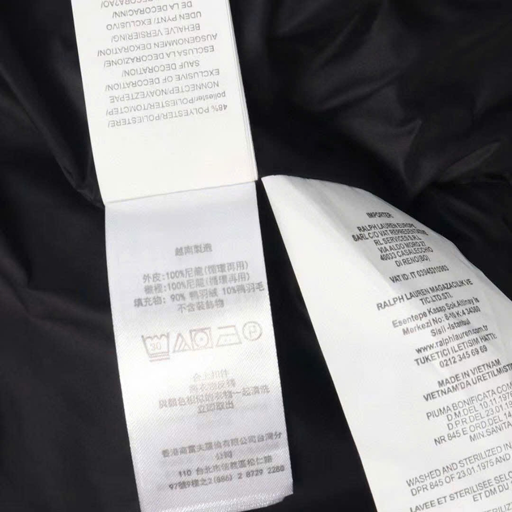 Áo phao gile Polo có mũ logo thêu