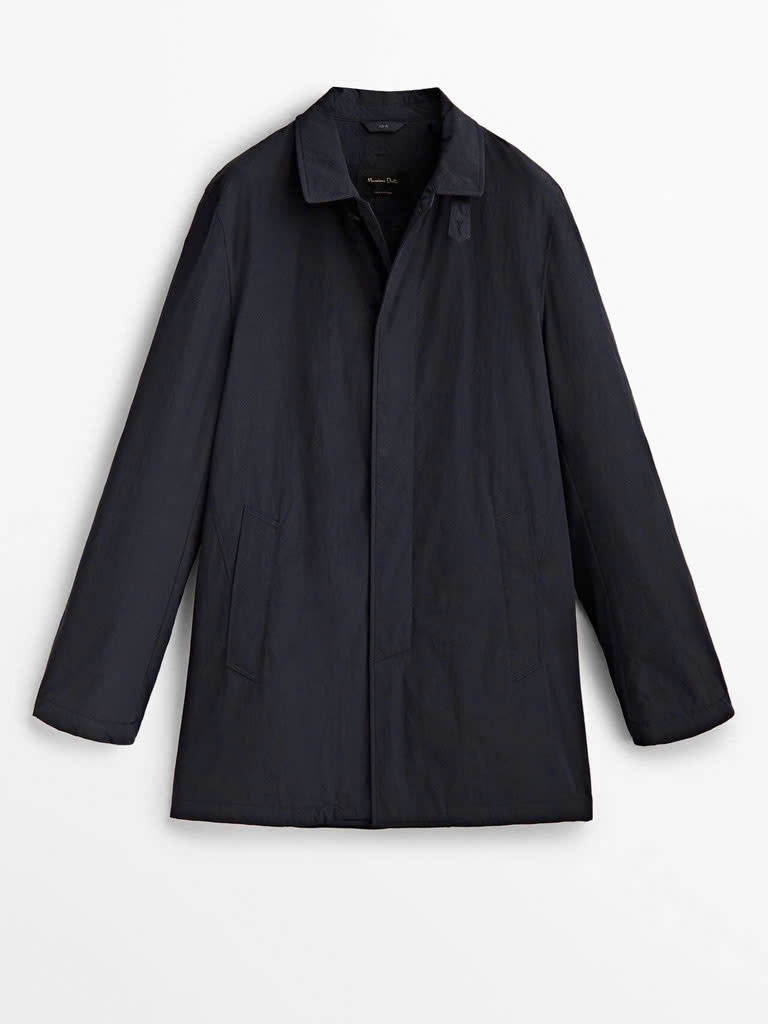 Áo khoác gió nam chần bông 1 lớp Massimo Dutti