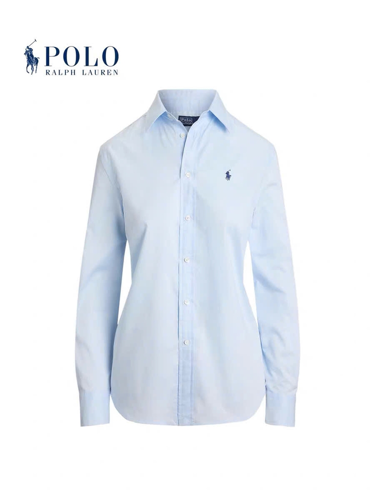 Áo sơ mi Ralph Lauren cổ đức dài tay thô mềm