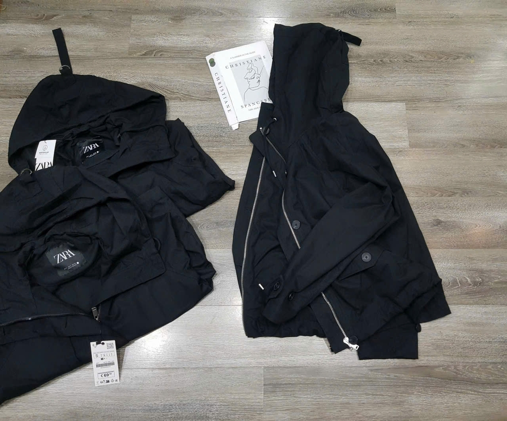 Jacket Zara da đen
