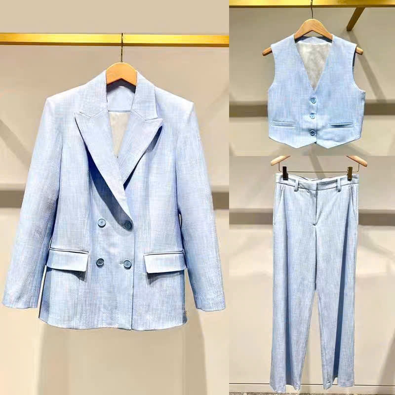Blazer Maje xanh dương