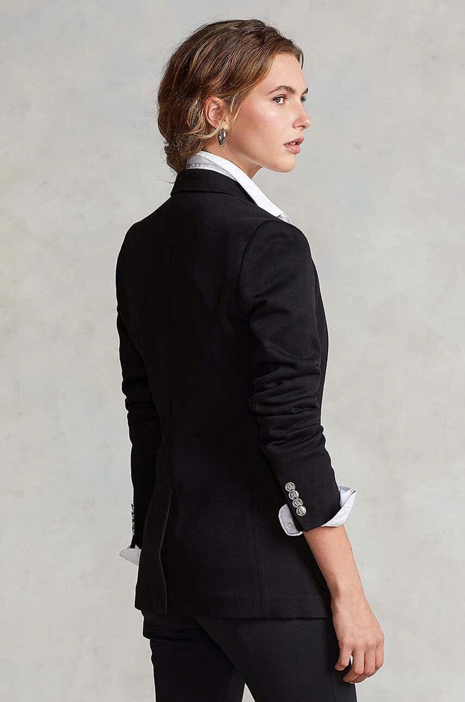 Blazer Polo 100% cotton 1 khuy huy hiệu PRL 2 màu
