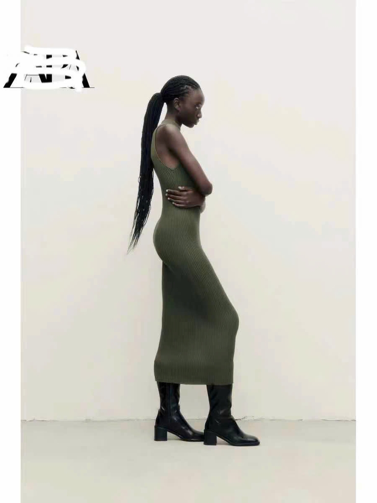 Váy len dệt kim Zara
