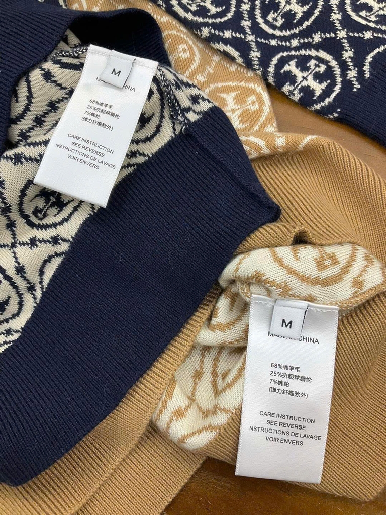 Cardigan Tory Burch khuy logo