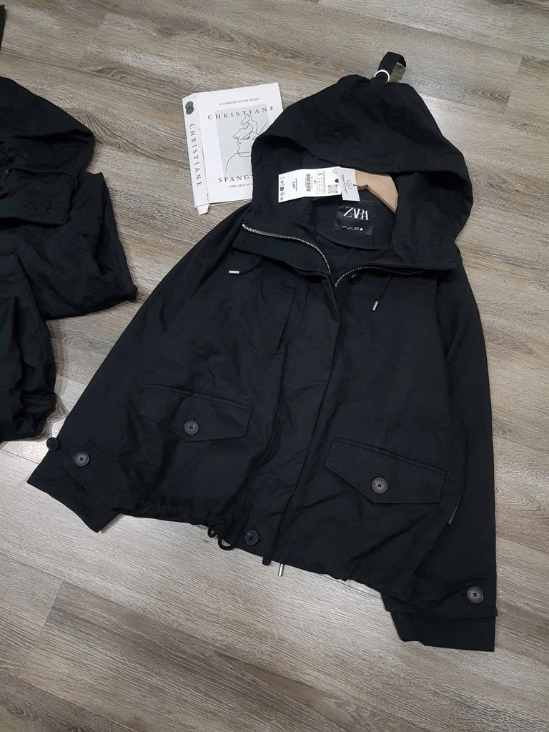 Jacket Zara da đen